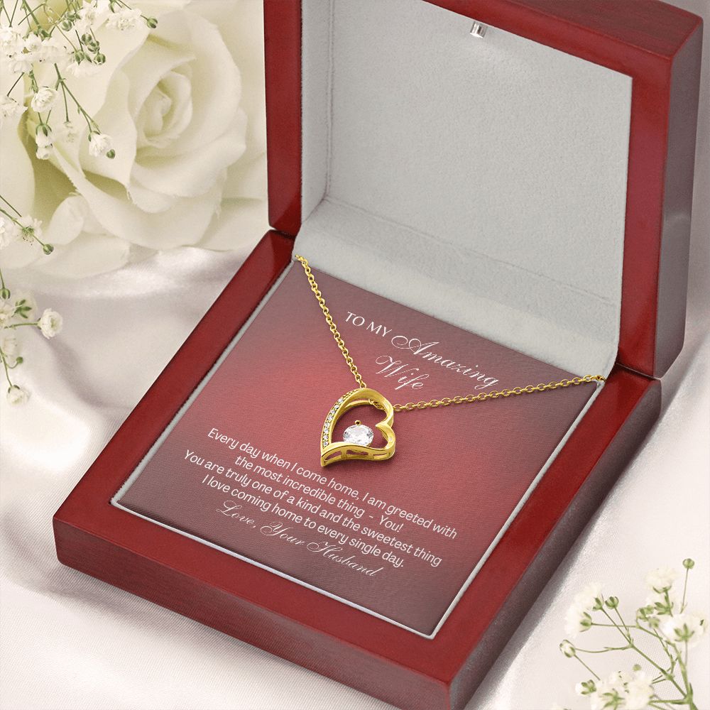 Amazing Wife - Sweetest Thing - Forever Love Necklace