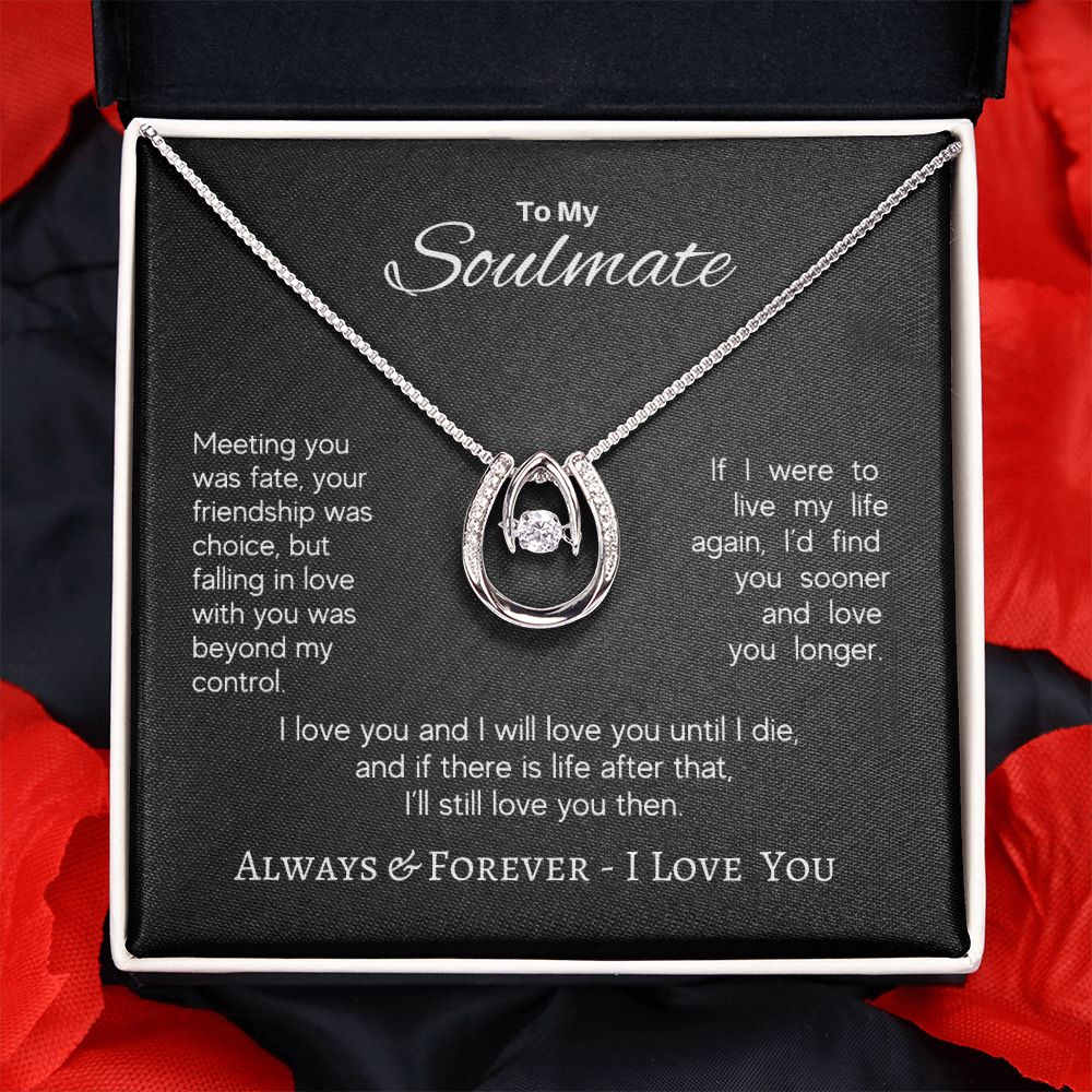 Soulmate - Meeting you was Fate - Lucky Love Necklace