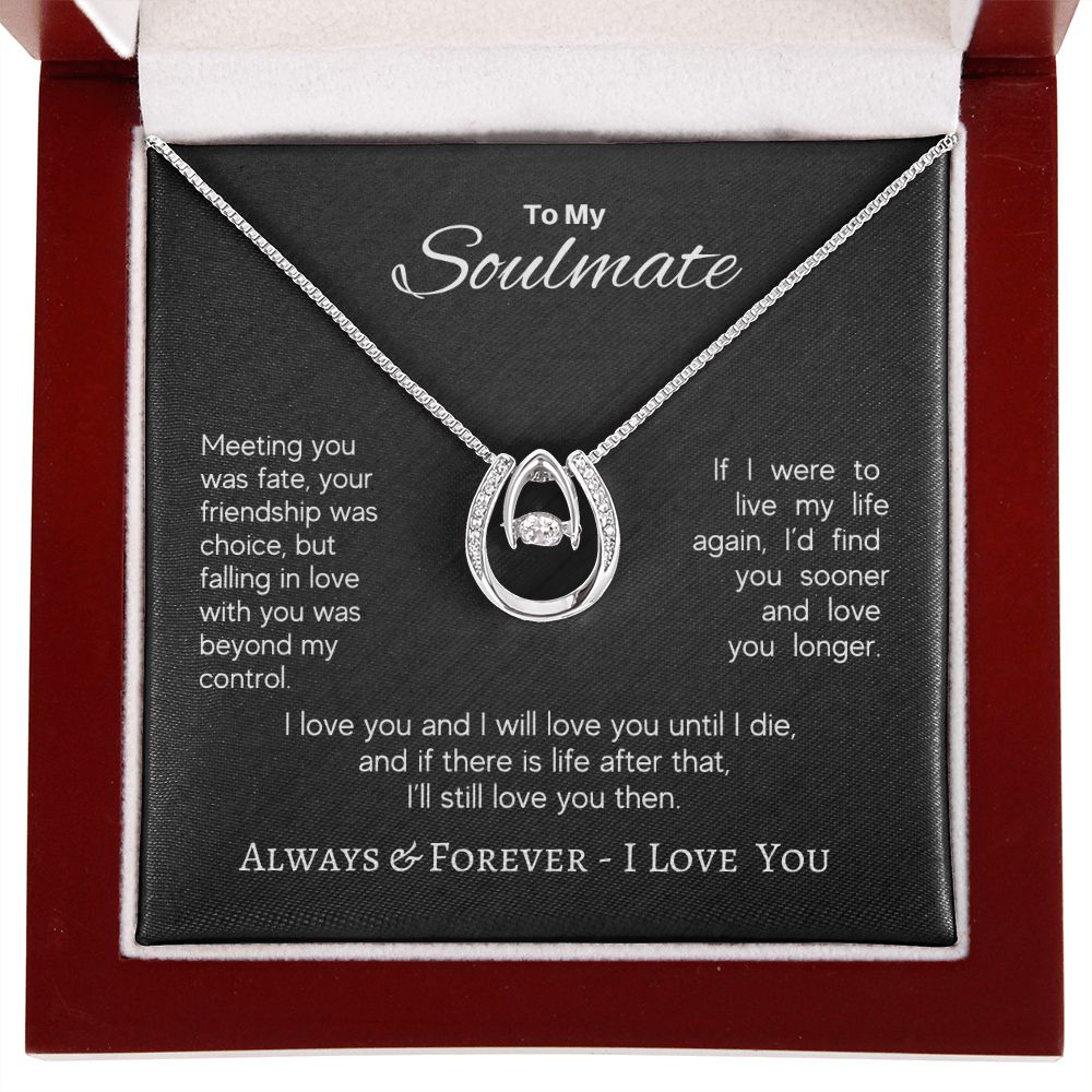 Soulmate - Meeting you was Fate - Lucky Love Necklace