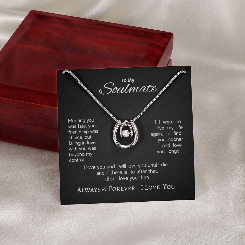 Soulmate - Meeting you was Fate - Lucky Love Necklace