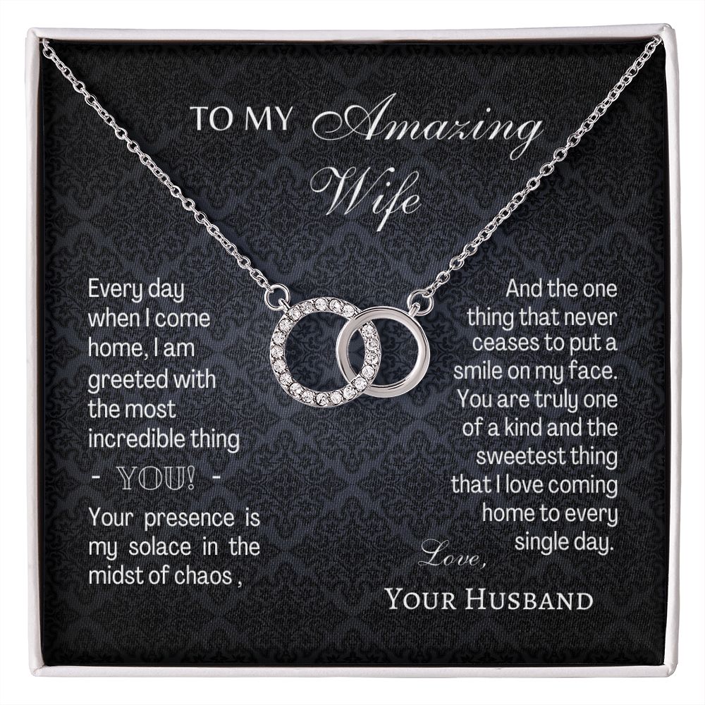 Amazing Wife - Sweetest Thing - Perfect Pair Necklace