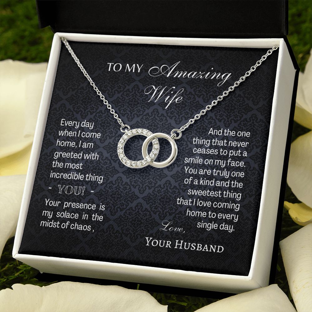 Amazing Wife - Sweetest Thing - Perfect Pair Necklace