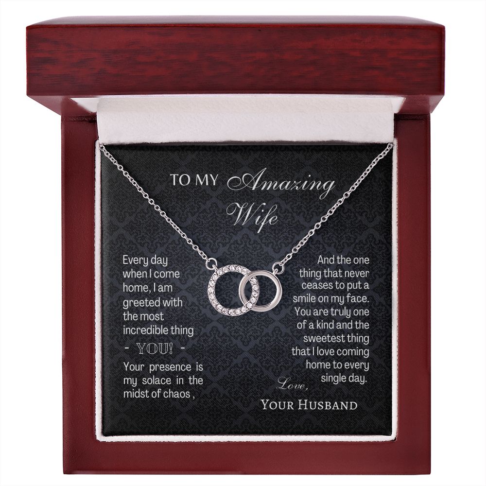 Amazing Wife - Sweetest Thing - Perfect Pair Necklace