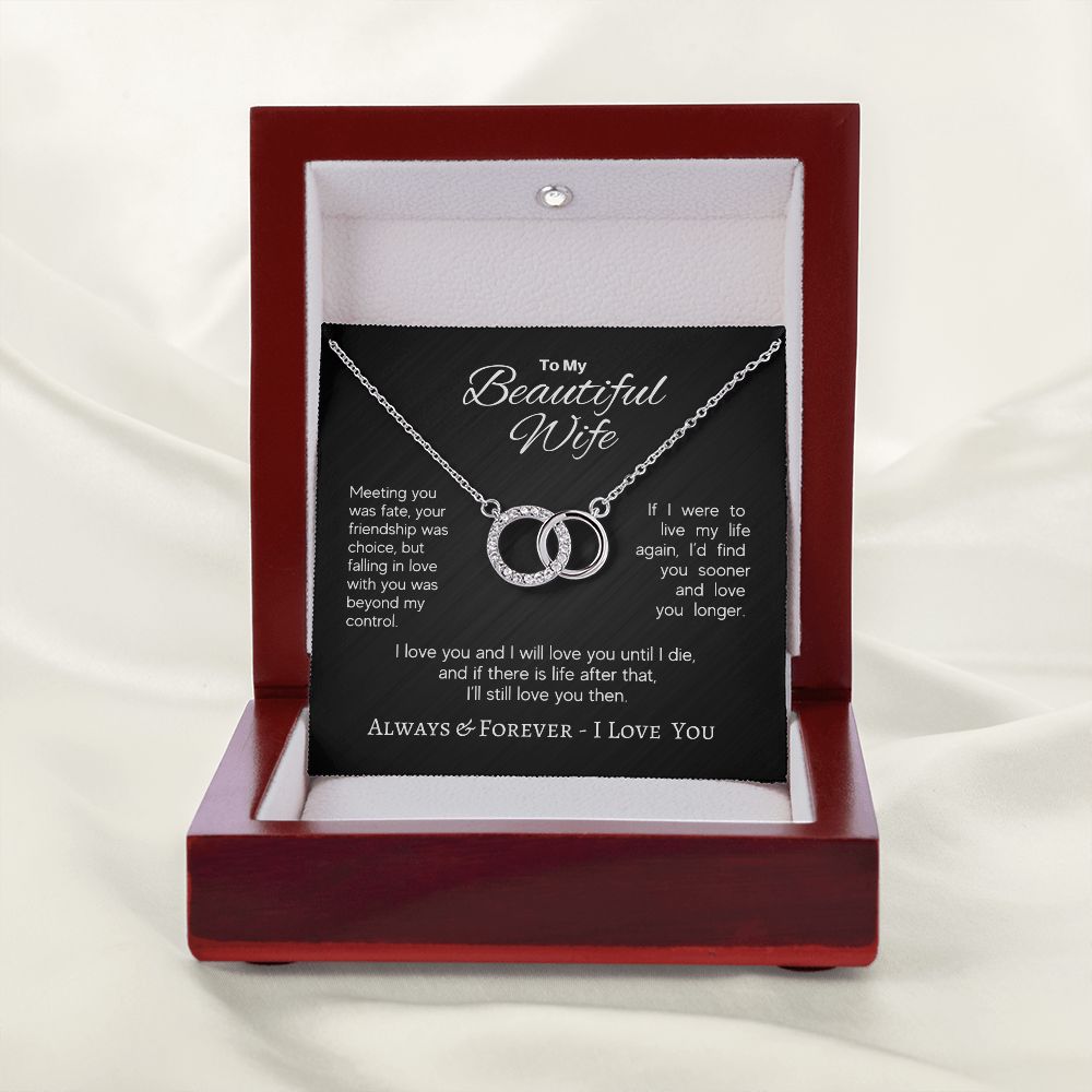 Beautiful Wife - Meeting You Was Fate - Perfect Pair Necklace