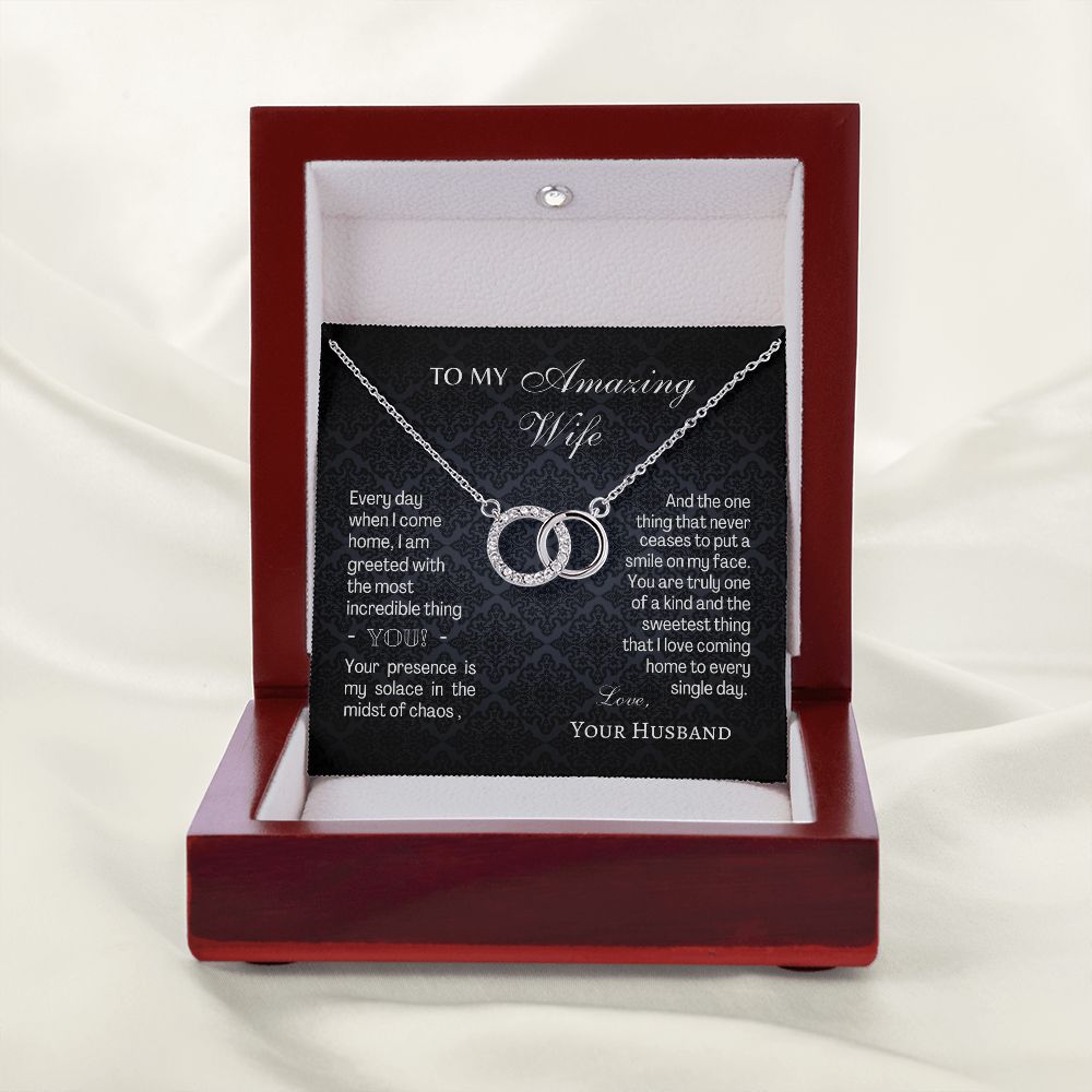 Amazing Wife - Sweetest Thing - Perfect Pair Necklace