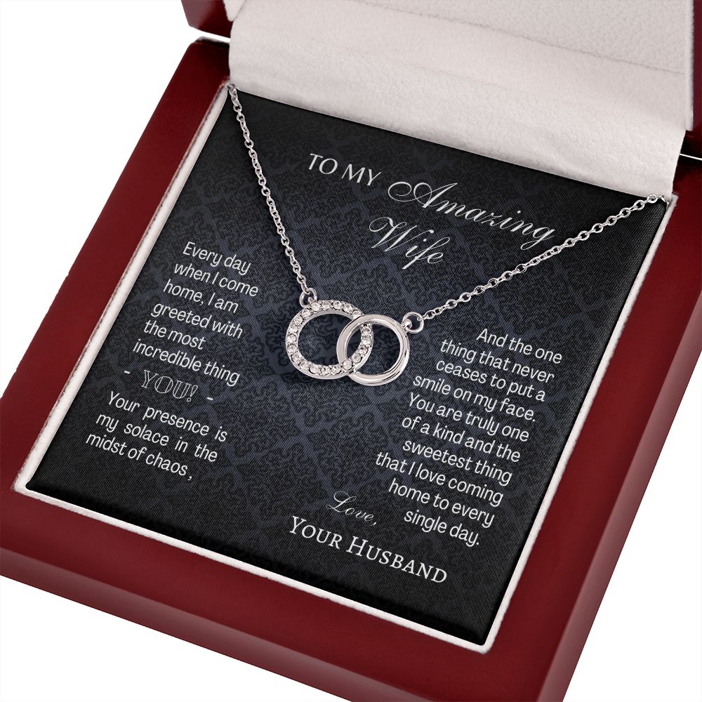 Amazing Wife - Sweetest Thing - Perfect Pair Necklace