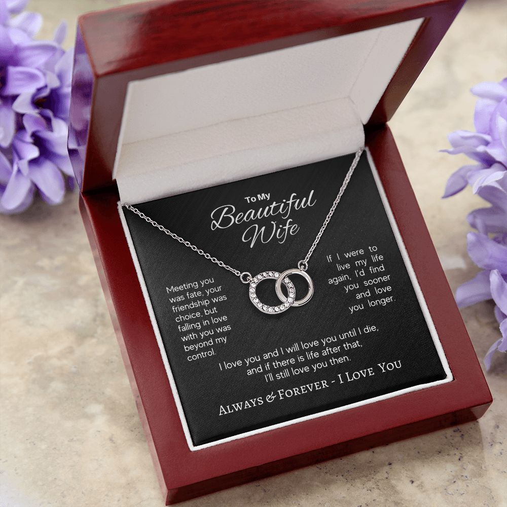 Beautiful Wife - Meeting You Was Fate - Perfect Pair Necklace