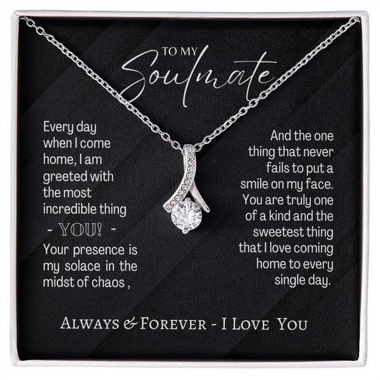 Soulmate - Sweetest Thing Alluring Beauty 14K White Gold Finish