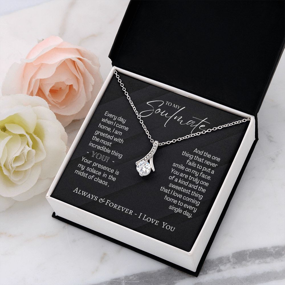 Soulmate - Sweetest Thing Alluring Beauty 14K White Gold Finish