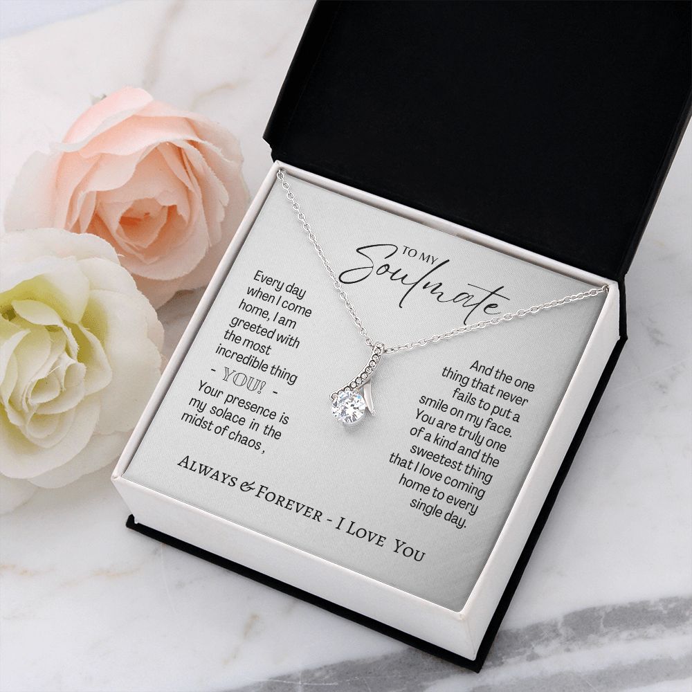 My Soulmate - The Sweetest Thing Alluring Beauty 14K White Gold Finish