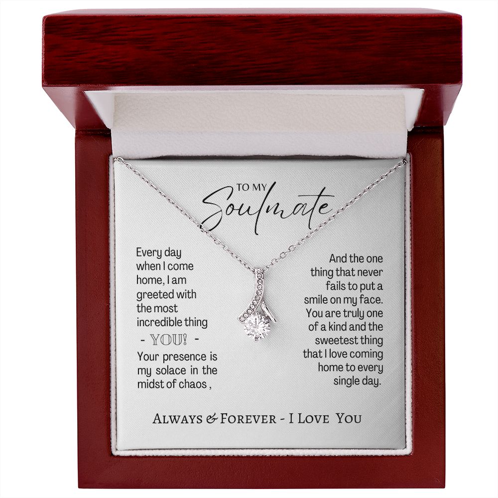 My Soulmate - The Sweetest Thing Alluring Beauty 14K White Gold Finish