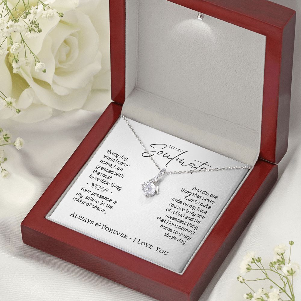 My Soulmate - The Sweetest Thing Alluring Beauty 14K White Gold Finish