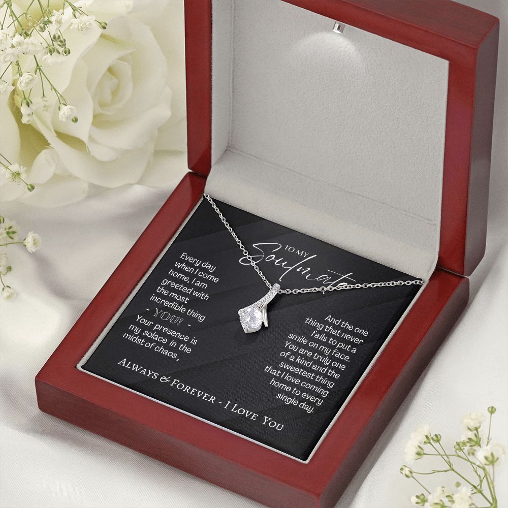 Soulmate - Sweetest Thing Alluring Beauty 14K White Gold Finish