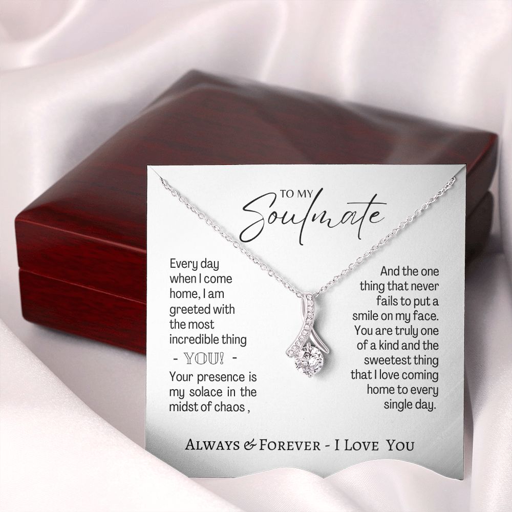 My Soulmate - The Sweetest Thing Alluring Beauty 14K White Gold Finish