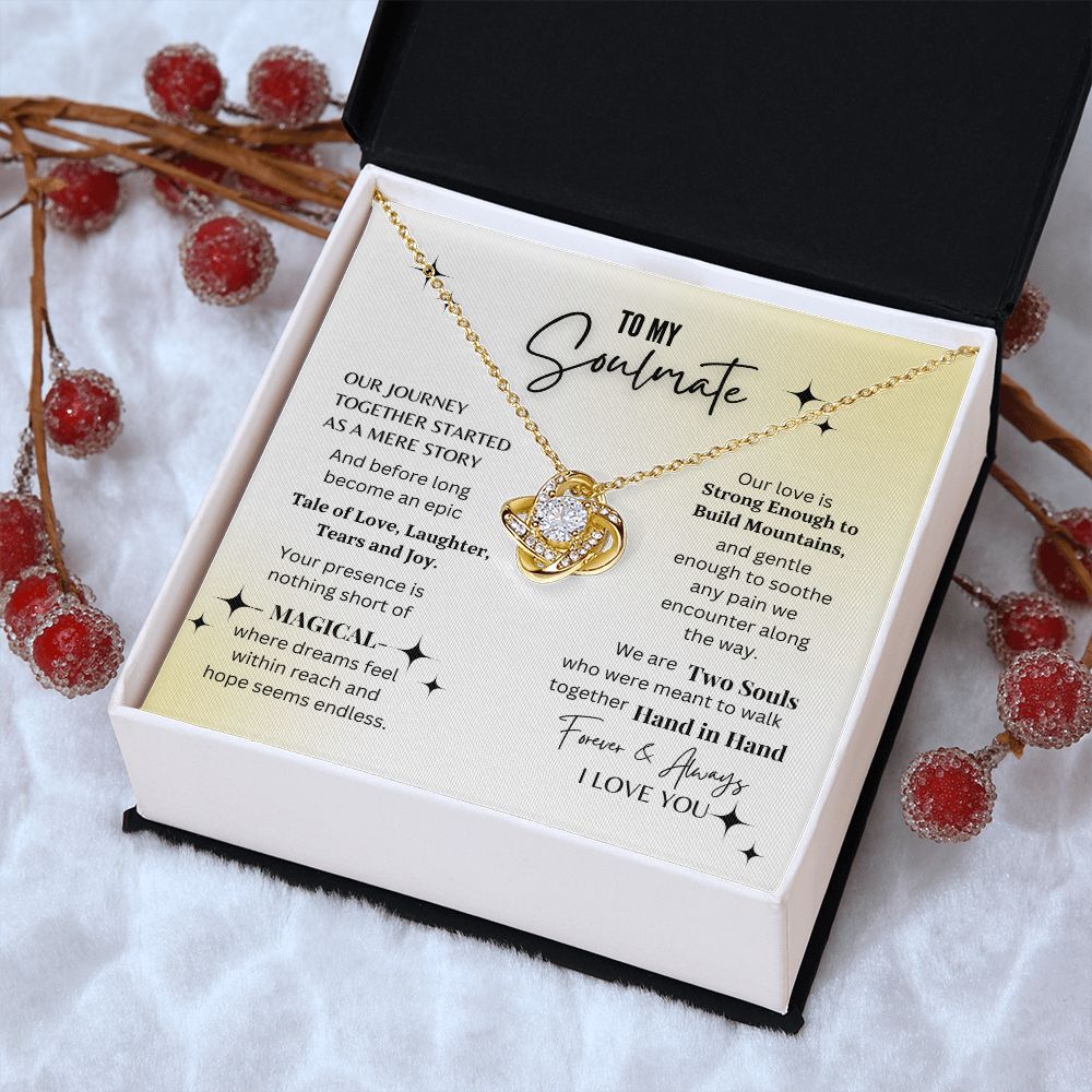 Soulmate - Our Journey Together - Love Knot Necklace