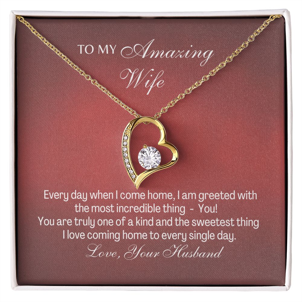 Amazing Wife - Sweetest Thing - Forever Love Necklace